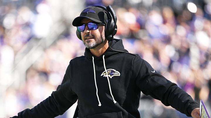 Baltimore Ravens head coach Jesse Minter