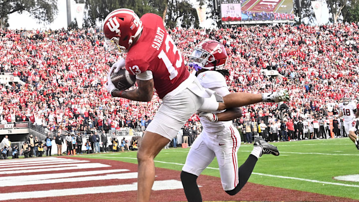 Elijah Sarratt is the type of weapon Drake Maye needs