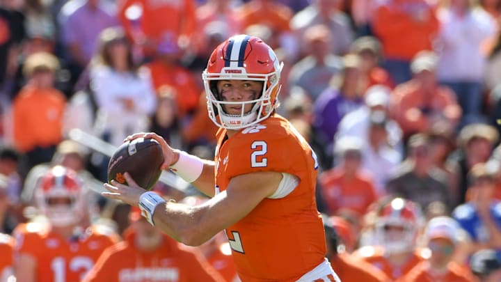 New York Jets quarterback Cade Klubnik