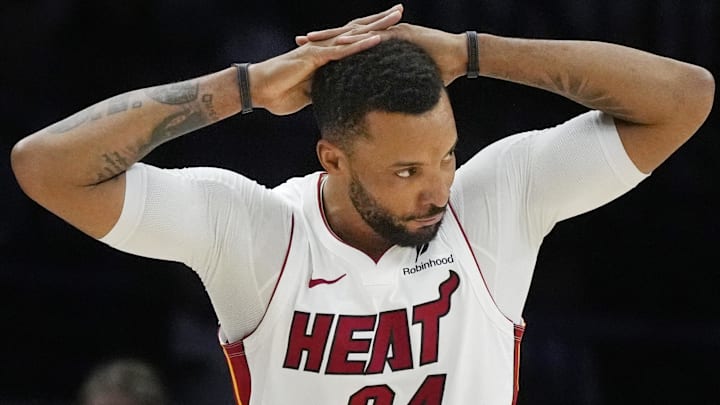 Miami Heat guard Norman Powell (24) pauses (Mandatory Credit: Bruce Kluckhohn-Imagn Images) Miami Heat guard Norman Powell (24) pauses (Mandatory Credit: Bruce Kluckhohn-Imagn Images)