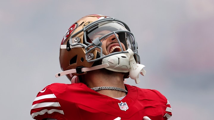 San Francisco 49ers wide receiver Ricky Pearsall (1)