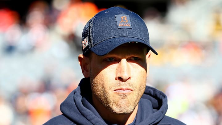 Chicago Bears head coach Ben Johnson before the game against the Pittsburgh Steelers.