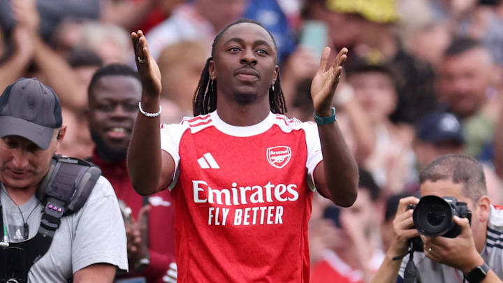 Eberechi Eze was unveiled as Arsenal’s new No. 10 on Saturday.