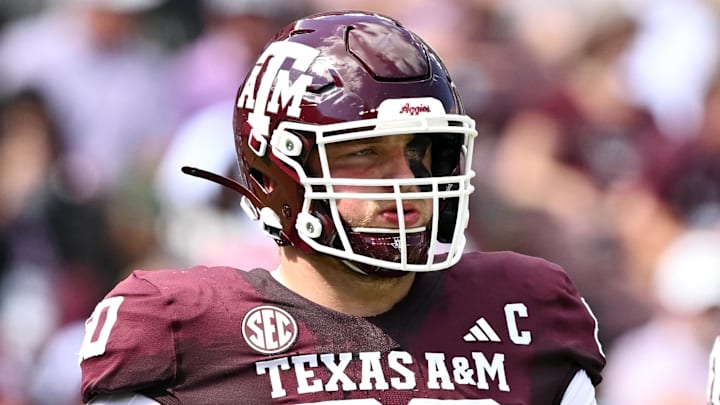 Former Texas A&M Aggies offensive lineman Trey Zuhn III.