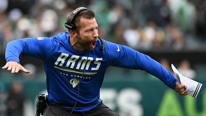 Los Angeles Rams head coach Sean McVay Los Angeles Rams head coach Sean McVay
