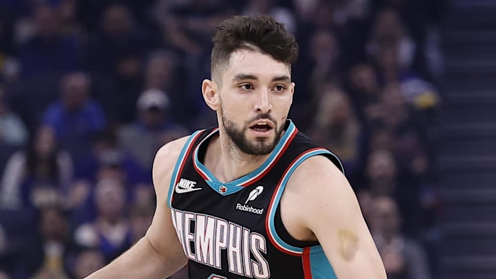 Feb 9, 2026; San Francisco, California, USA; Memphis Grizzlies guard Ty Jerome (2) controls the ball against the Golden State Warriors during the first quarter at Chase Center. Mandatory Credit: Kelley L Cox-Imagn Images