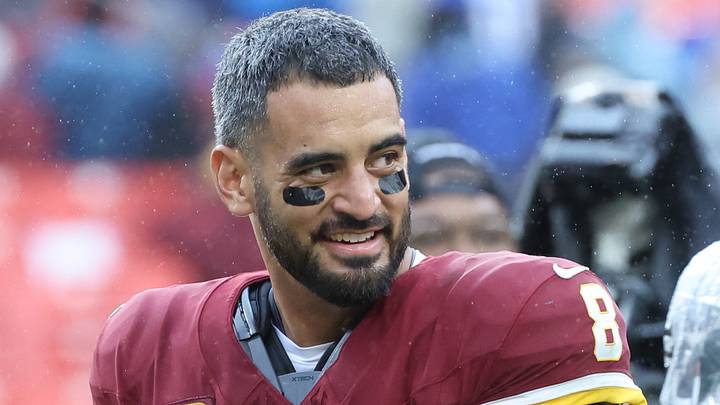 Washington Commanders quarterback Marcus Mariota