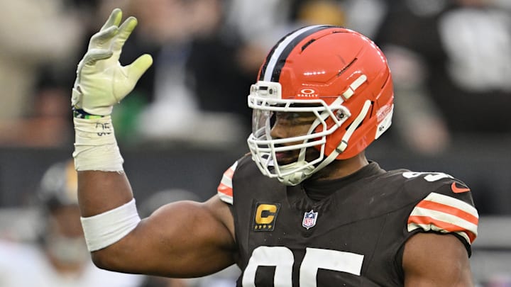 Cleveland Browns defensive end Myles Garrett