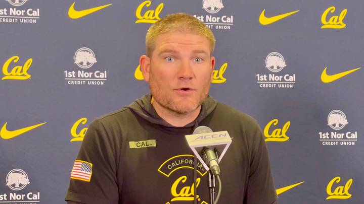 Cal coach Tosh Lupoi Cal coach Tosh Lupoi