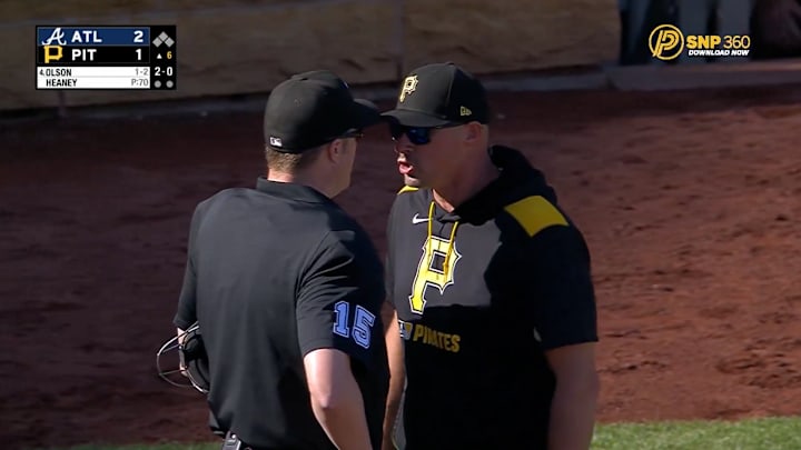 New Pirates manager Kelly gets his money's worth after being tossed 