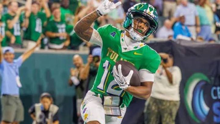 Tulane running back Jaylin Lucas' 80-yard TD run Tulane running back Jaylin Lucas' 80-yard TD run