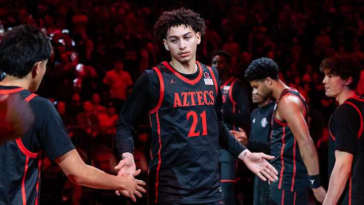 San Diego State Aztecs guard Miles Byrd (21). 