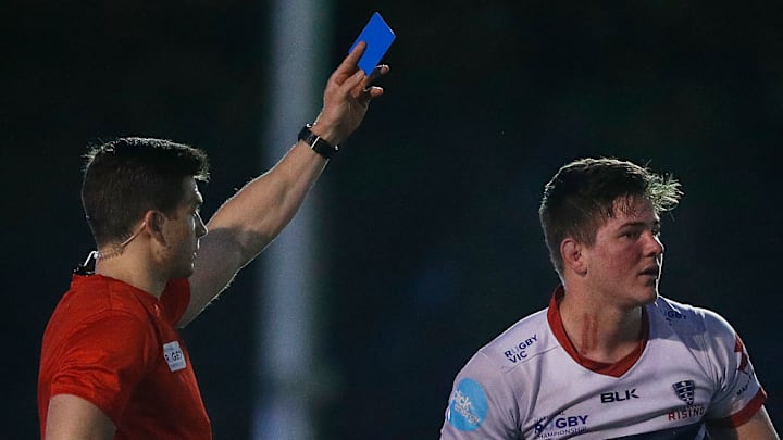 Im Rugby gibt es bereits Blaue Karten