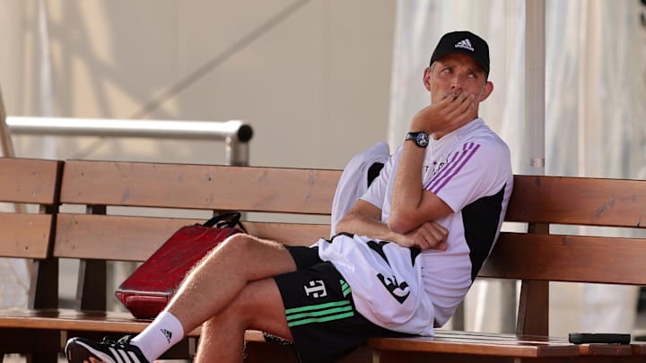 Thomas Tuchel beim Testspiel gegen den unterklassigen FC Rottach-Egern. 