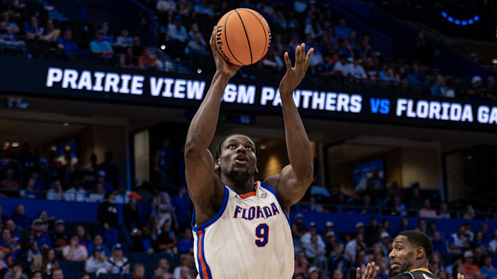 Rueben Chinyelu dominated down low in Florida's win over Prairie View A&M in the NCAA Tournament. Rueben Chinyelu dominated down low in Florida's win over Prairie View A&M in the NCAA Tournament.