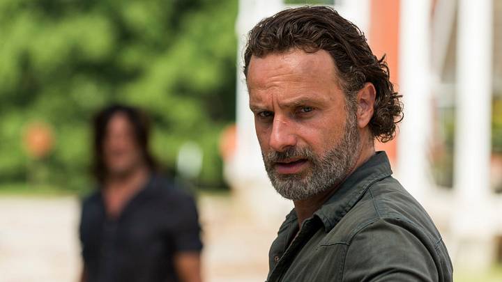 Andrew Lincoln as Rick Grimes and Norman Reedus as Daryl Dixon in The Walking Dead season 7 Andrew Lincoln as Rick Grimes and Norman Reedus as Daryl Dixon in The Walking Dead season 7