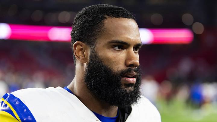 Los Angeles Rams linebacker Omar Speights. Los Angeles Rams linebacker Omar Speights.