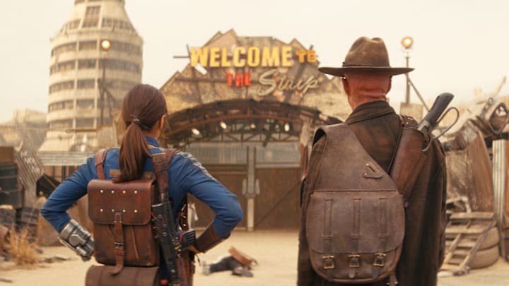 Ella Purnell (Lucy MacLean), Walton Goggins (The Ghoul) in FALLOUT SEASON 2