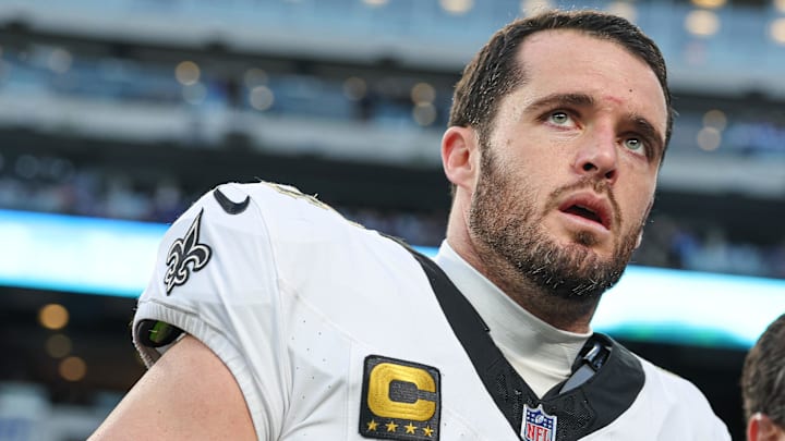 New Orleans Saints quarterback Derek Carr is dealing with a significant shoulder injury.