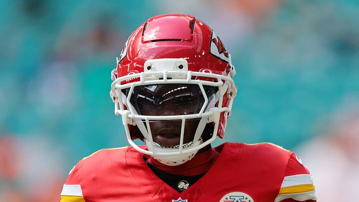 Kansas City Chiefs wide receiver Xavier Worthy (1)