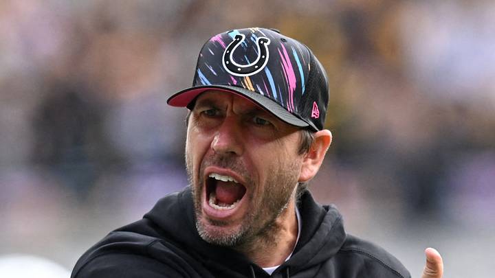Indianapolis Colts head coach Shane Steichen reacts Indianapolis Colts head coach Shane Steichen reacts