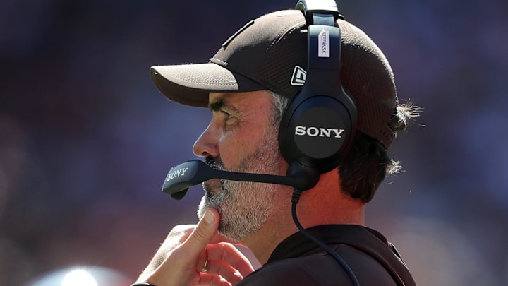 Cleveland Browns football coach Kevin Stefanski