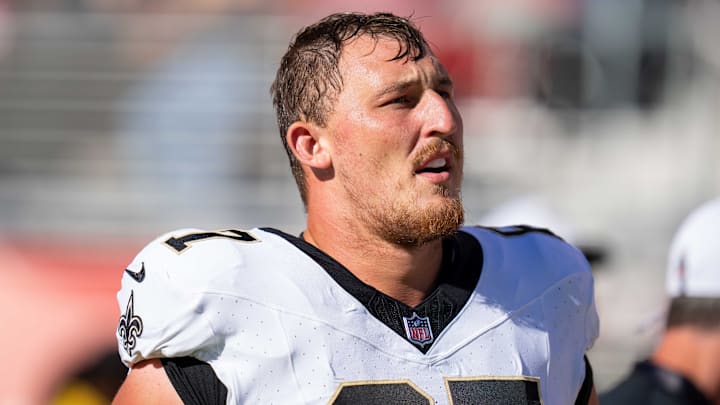 Former New Orleans Saints offensive tackle Landon Young Former New Orleans Saints offensive tackle Landon Young