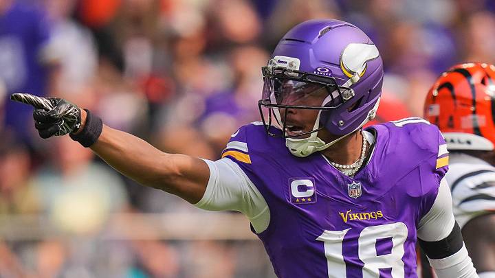 Minnesota Vikings wide receiver Justin Jefferson will be a top-10 player at his position in Fantasy Dynasty Startup Drafts.