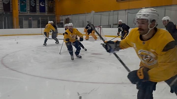 The Predators were on the ice in the Centennial Sportsplex