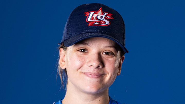 Adelaide "Addy" Frank - a Missouri Class 5 first-team all-state softball player - has aspirations of playing professionally in the Women's Professional Baseball League.