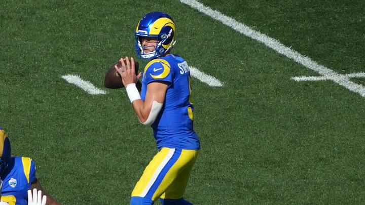 Sep 11, 2026; Melbourne, Victoria, Australia; Los Angeles Rams quarterback Matthew Stafford (9) throws the ball against the San Francisco 49ers during the 2026 NFL Melbourne Game at Melbourne Cricket Ground. Sep 11, 2026; Melbourne, Victoria, Australia; Los Angeles Rams quarterback Matthew Stafford (9) throws the ball against the San Francisco 49ers during the 2026 NFL Melbourne Game at Melbourne Cricket Ground.