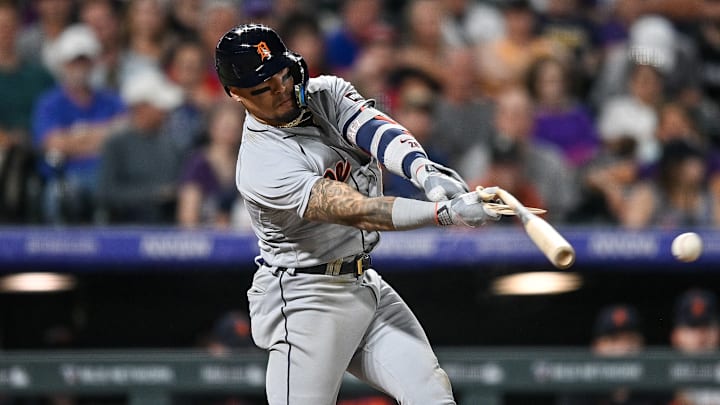 Javier Báez conectó grand slam con los Tigres de Detroit 
