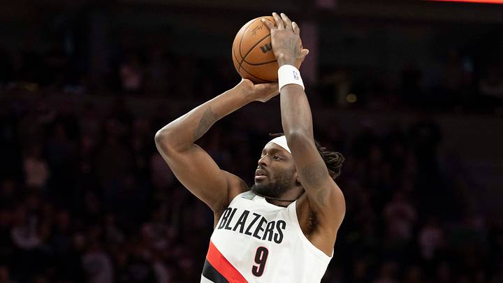 Mar 20, 2026; Minneapolis, Minnesota, USA; Portland Trail Blazers forward Jerami Grant (9) shoots the ball against the Minnesota Timberwolves in the first half at Target Center. Mandatory Credit: Jesse Johnson-Imagn Images Mar 20, 2026; Minneapolis, Minnesota, USA; Portland Trail Blazers forward Jerami Grant (9) shoots the ball against the Minnesota Timberwolves in the first half at Target Center. Mandatory Credit: Jesse Johnson-Imagn Images