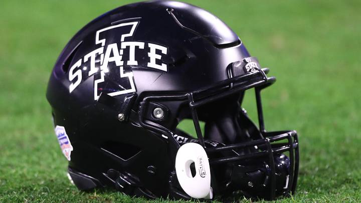 Iowa State Cyclones Unveil New Helmet for Senior Day Against Kansas Jayhawks Iowa State Cyclones Unveil New Helmet for Senior Day Against Kansas Jayhawks