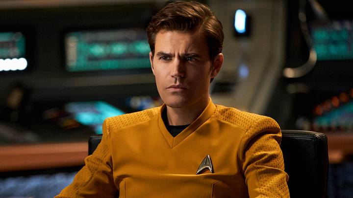Star Trek Strange New Worlds season 4 finale episode 10 Tomorrow's Enterprise Paul Wesley Captain James T. Kirk Star Trek Strange New Worlds season 4 finale episode 10 Tomorrow's Enterprise Paul Wesley Captain James T. Kirk