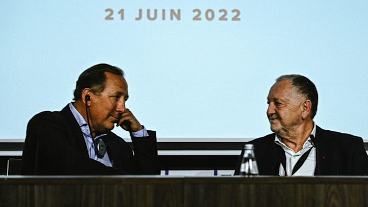 John Textor et Jean-Michel Aulas John Textor et Jean-Michel Aulas
