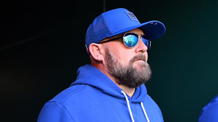 Oct 26, 2025; Philadelphia, Pennsylvania, USA; New York Giants head coach Brian Daboll looks on before the game against the Philadelphia Eagles at Lincoln Financial Field. Oct 26, 2025; Philadelphia, Pennsylvania, USA; New York Giants head coach Brian Daboll looks on before the game against the Philadelphia Eagles at Lincoln Financial Field.