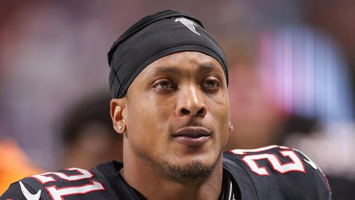 Atlanta Falcons cornerback Mike Hughes 