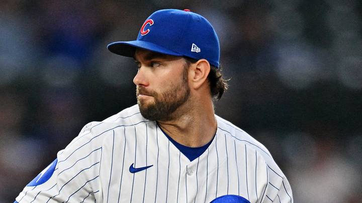 Aug 1, 2026; Chicago, Illinois, USA; Chicago Cubs pitcher David Peterson (19) pitches during the first inning against the New York Yankees at Wrigley Field. Mandatory Credit: Patrick Gorski-Imagn Images Aug 1, 2026; Chicago, Illinois, USA; Chicago Cubs pitcher David Peterson (19) pitches during the first inning against the New York Yankees at Wrigley Field. Mandatory Credit: Patrick Gorski-Imagn Images