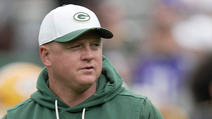 Green Bay Packers assistant coach Luke Getsy is shown before the preseason game against Seattle.
