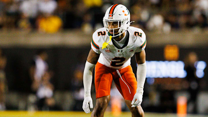 Daryl Poter Jr. CB Miami Hurricanes
