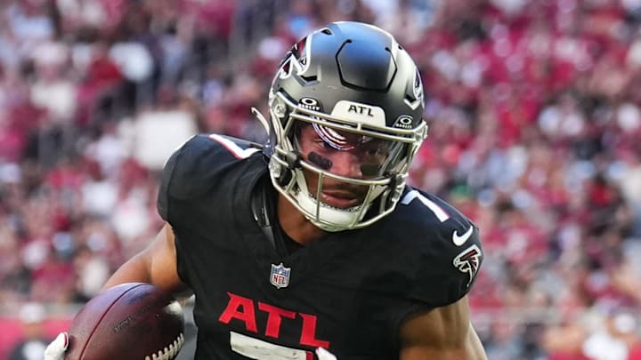 Bijan Robinson became just the third Atlanta Falcons running back to break 2,000 yards from scrimmage. 