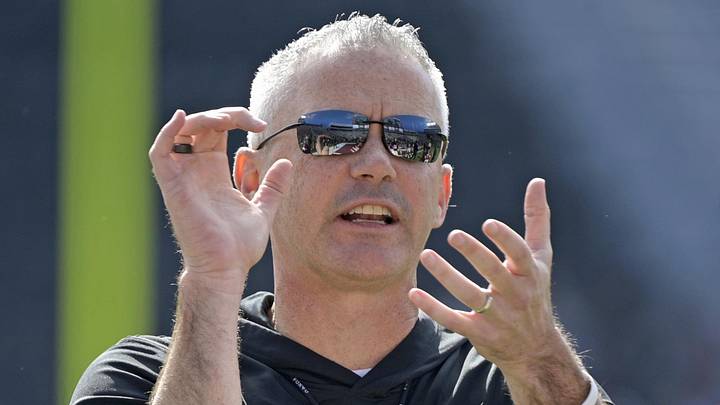 Oct 11, 2025; Tallahassee, Florida, USA; Florida State Seminoles head coach Mike Norvell before the game against the Pittsburgh Panthers at Doak S. Campbell Stadium. Mandatory Credit: Melina Myers-Imagn Images