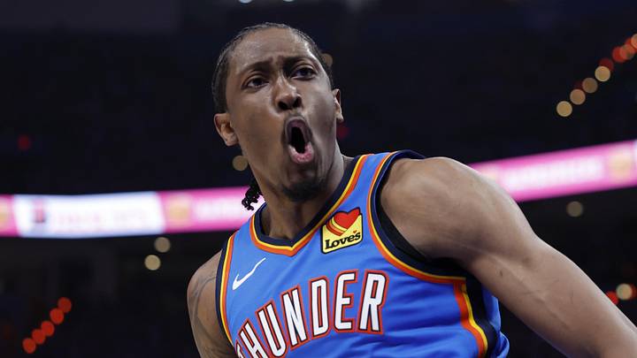 Oklahoma City Thunder guard Jalen Williams Oklahoma City Thunder guard Jalen Williams