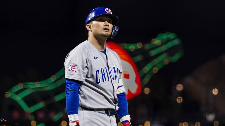 Jun 12, 2026; San Francisco, California, USA; Chicago Cubs right fielder Seiya Suzuki (27) walks off the field after being struck out during the eighth inning against the San Francisco Giants at Oracle Park. Mandatory Credit: John Hefti-Imagn Images Jun 12, 2026; San Francisco, California, USA; Chicago Cubs right fielder Seiya Suzuki (27) walks off the field after being struck out during the eighth inning against the San Francisco Giants at Oracle Park. Mandatory Credit: John Hefti-Imagn Images