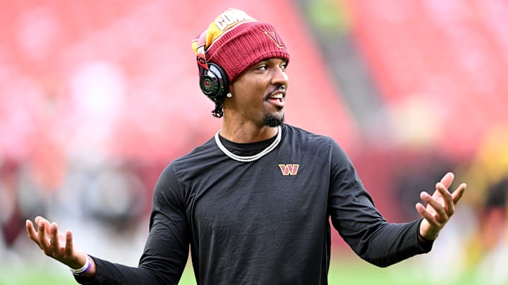 Washington Commanders quarterback Jayden Daniels Washington Commanders quarterback Jayden Daniels