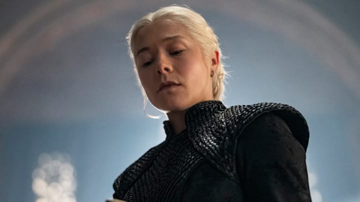 Emma D'Arcy as Rhaenyra Targaryen in House of the Dragon season 3. Photograph by Ollie Upton/HBO