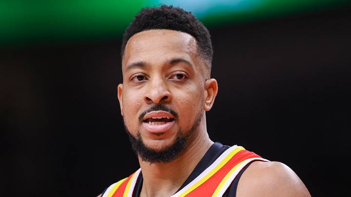 Mar 14, 2026; Atlanta, Georgia, USA; Atlanta Hawks guard CJ McCollum (3) in action against the Milwaukee Bucks in the first quarter at State Farm Arena. Mandatory Credit: Brett Davis-Imagn Images Mar 14, 2026; Atlanta, Georgia, USA; Atlanta Hawks guard CJ McCollum (3) in action against the Milwaukee Bucks in the first quarter at State Farm Arena. Mandatory Credit: Brett Davis-Imagn Images