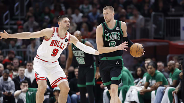 Boston Celtics, Chicago Bulls, Celtics injury report, Kristaps Porzingis, Sam Hauser, Zach LaVine