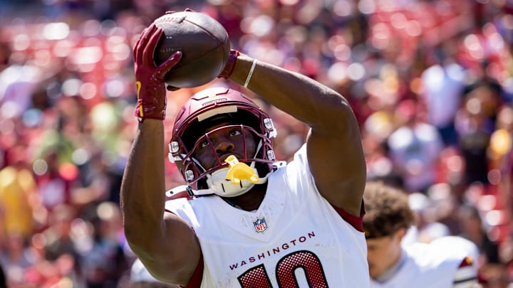 Washington Commanders wide receiver Jacoby Jones Washington Commanders wide receiver Jacoby Jones